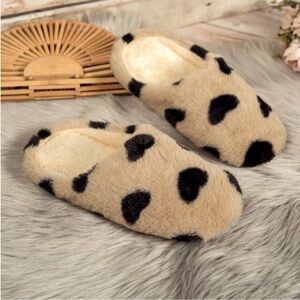 Cozy heart fleece Slippers